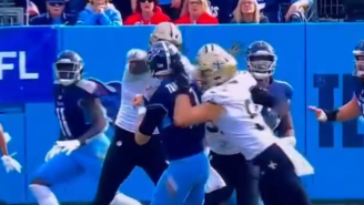 Saints Get Screwed By Refs After Getting Called For Bogus Roughing The Passer Penalty On Crucial End Zone Interception