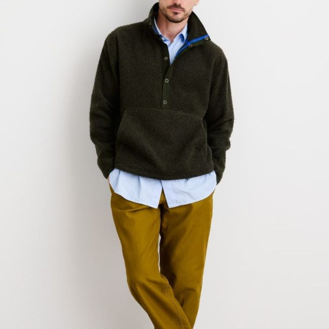 Up Your Outerwear Game With This Brushed Wool Fleece From Alex Mill