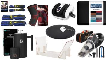 Daily Deals: Compression Sleeves, French Press, LED Lights And More!
