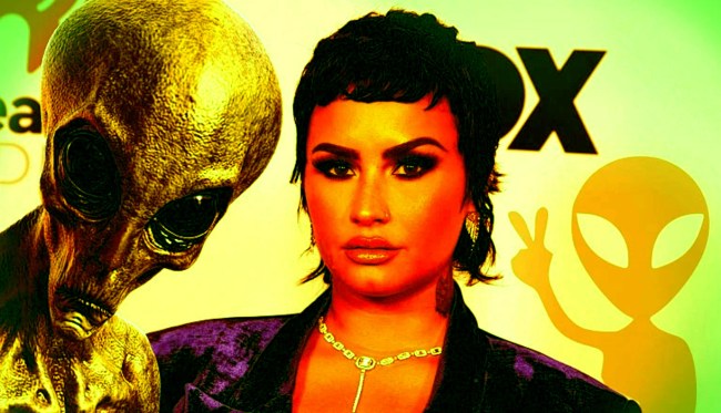 Demi Lovato Promotes Lizard-War Videos Is Open To Dating An Alien