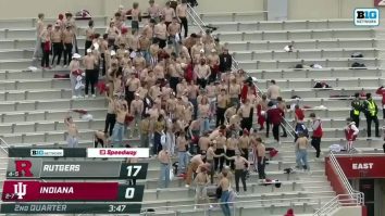 Indiana Students Bizarrely Strip In Protest To Blowout Loss Despite Near-Freezing Weather