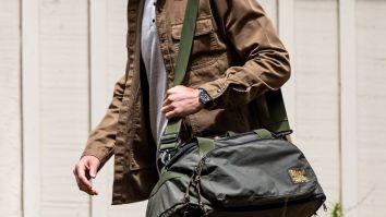 Pick Up This Filson Ballistic Nylon Duffel Backpack Before Your Next Vacation