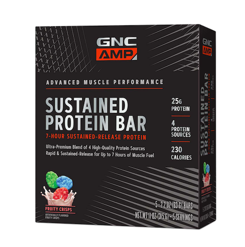 GNC AMP Sustained Protein Bar - Black Friday sale