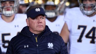Brian Kelly Reportedly Ghosted His Assistant Coaches, Told Notre Dame Players He Was Leaving Via Text