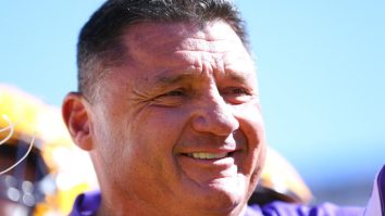Ed Orgeron’s Demeanor At His Most Recent Press Conference Shows Just How Little He Cares