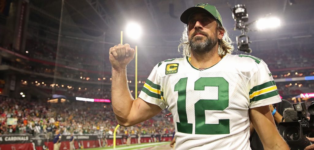 After going as John Wick in 2021, Aaron Rodgers talks this Halloween