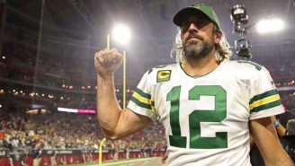 Aaron Rodgers, Dressed As John Wick, Was Unexpectedly In His Element Vibing Out To Pooh Shiesty