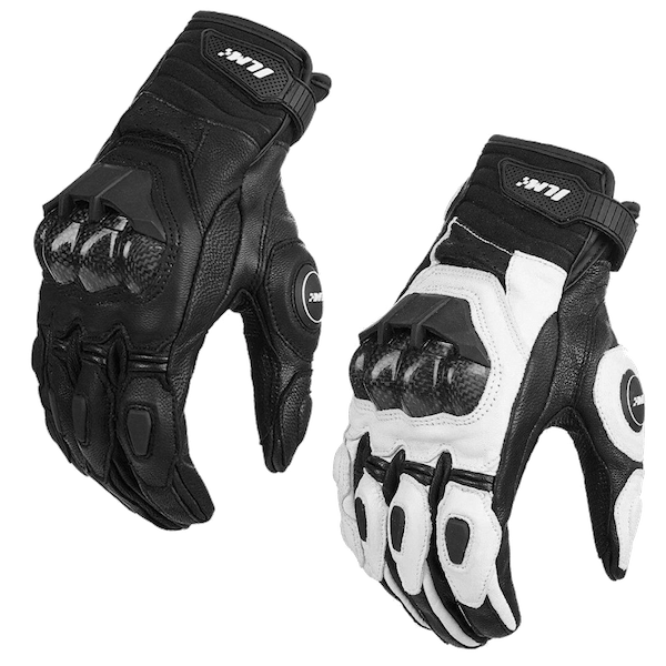 ILM Leather Motorcycle Gloves