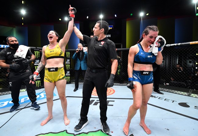 Ketlen Vieira edges out Miesha Tate In Back And Forth UFC Main Event