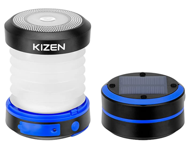 Kizen Collapsible LED Solar Camping Lantern