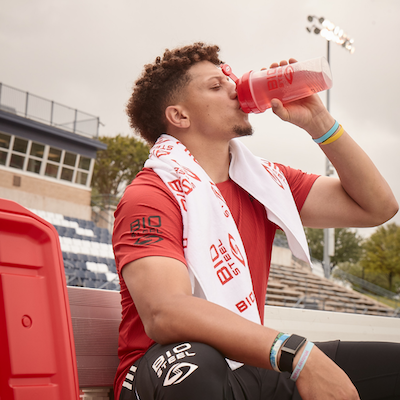 Mahomes with BioSteel Hydration Mix