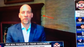 Something Was Crawling Up John Smoltz’s Wall During Live TV And The Debate Is On About What It Is