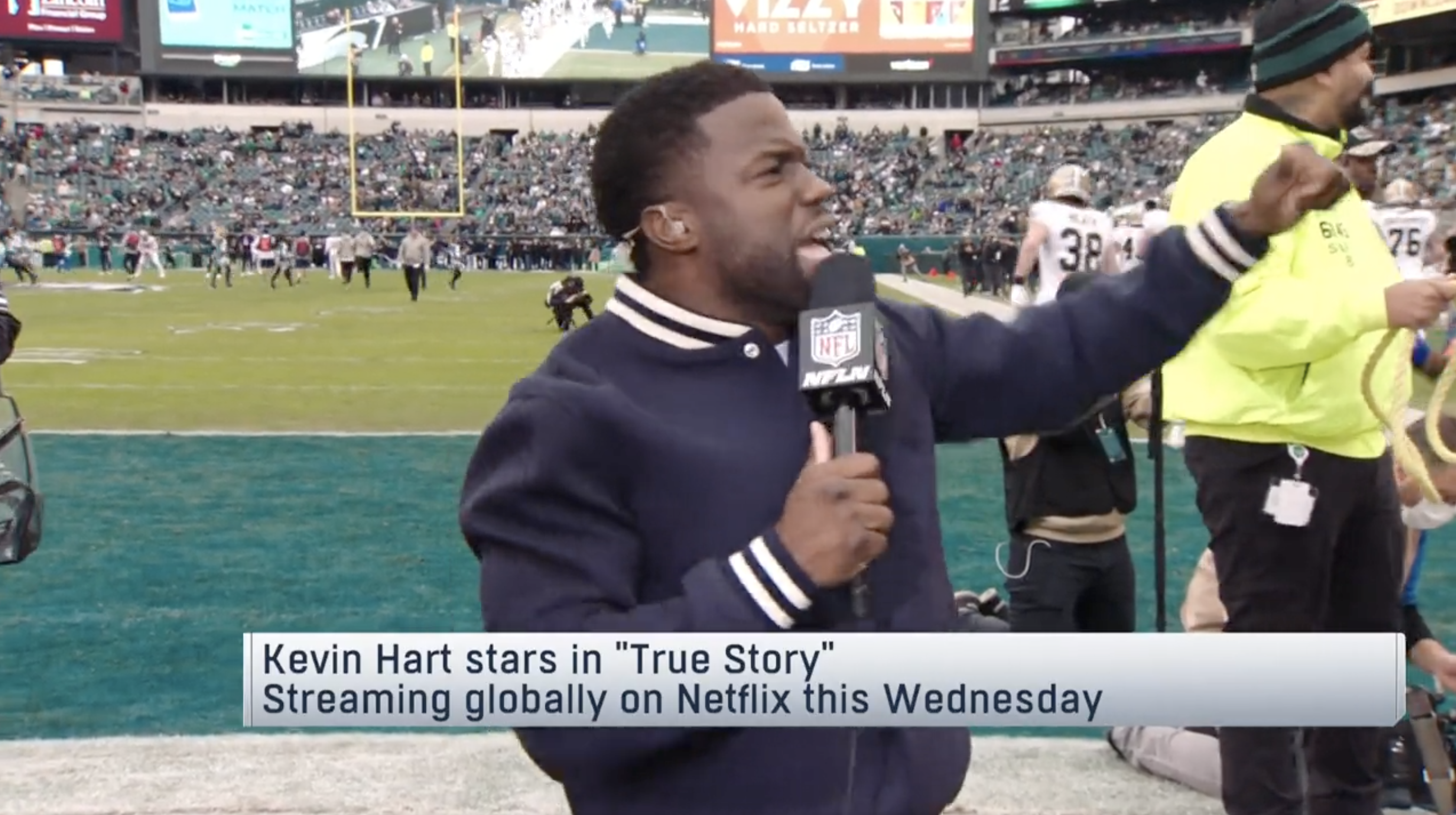 Kevin Hart addresses getting denied from the Eagles championship