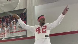 Ohio State Football Player With Incredible Name Goes Absolutely Crazy While Conducting The Band