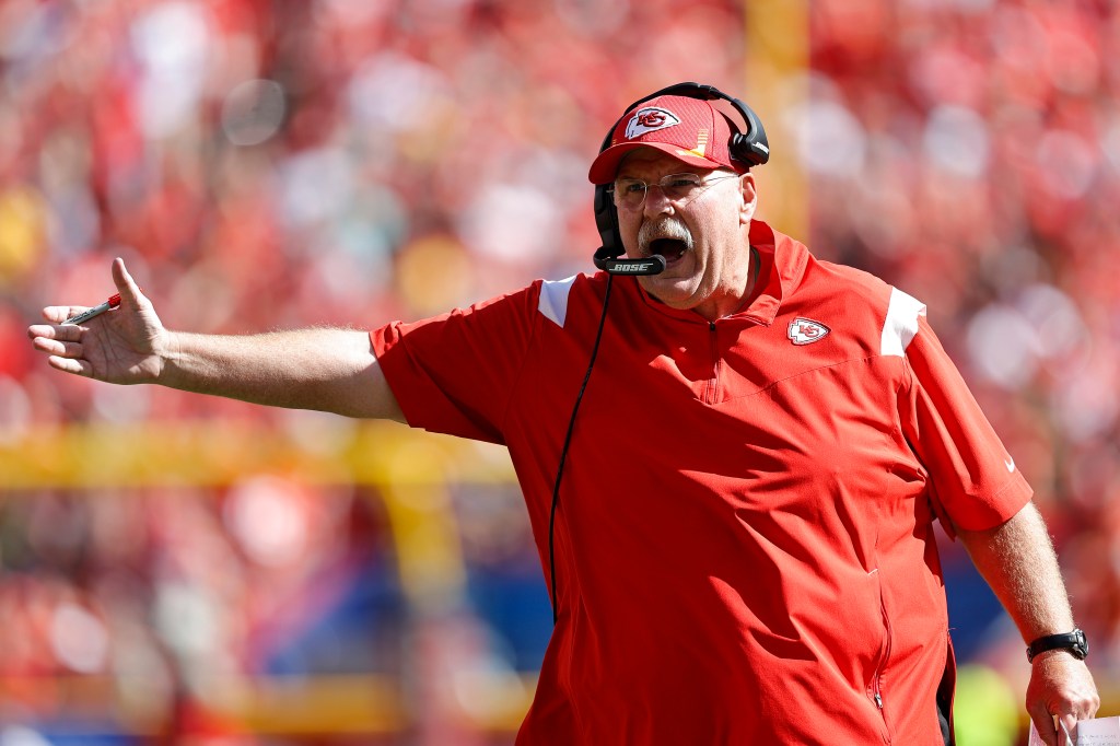 NFL head coach Andy Reid using timeouts