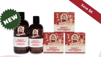 Dr. Squatch Frosty Peppermint Soap Is Back For The Holidays – Here’s How To Buy