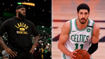 Enes Kanter Gets Called Out For Avoiding LeBron James On Court After Ripping LeBron To Shreds On Social Media Over China