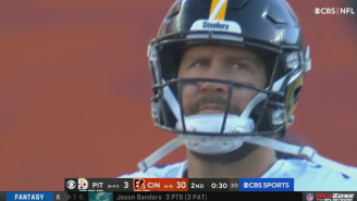 Fans Are Calling For Ben Roethlisberger To Retire After He Throws Two Terrible Interceptions As Steelers Get Blown Out By Bengals