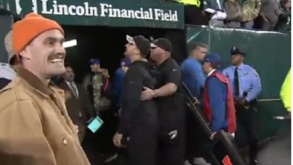 Angry Eagles Fan Throws Bouquet Of Flowers At HC Nick Sirianni After The Team’s Loss