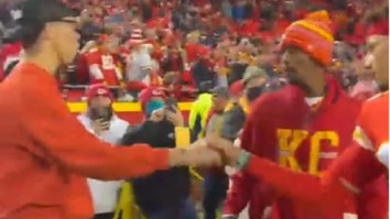 NFL Fans React To Patrick Mahomes’ Awkward Handshake With Brother Jackson Mahomes Before Monday Night Football Game