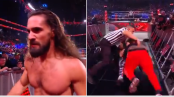 WWE’s Seth Rollins Violently Tackled By Fan During Live Monday Night Raw Broadcast