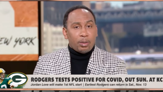 Stephen A. Smith Unleashes On Aaron Rodgers For Being A Bold-Faced Liar