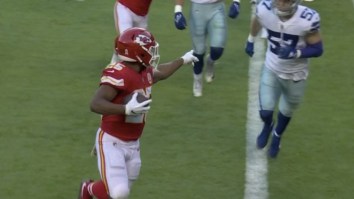 Chiefs’ Clyde Edwards-Helaire Penalized For Pointing At Defender Might And It Be The Dumbest Taunting Penalty Of The Year