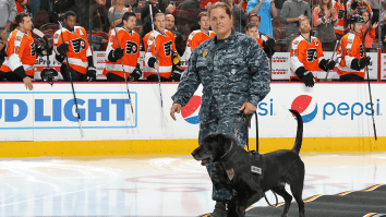 Philadelphia Police Dog Takes Dump On Flyers Logo, Provides Perfect Metaphor (Video)