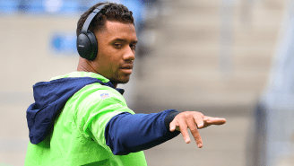 Russell Wilson Is Unnecessarily Thirsty Online After Ciara Posted A Topless Instagram Post