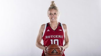 Rutgers Hooper-Turned-Teacher Drains Insane Shot To Win Hot Chocolate For Her Class, Students Go Wild