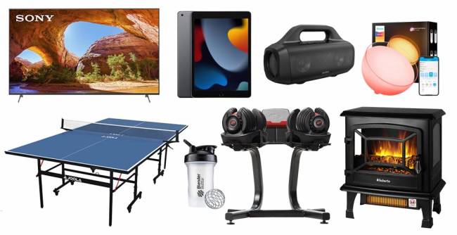 Daily Deals: Table Tennis Tables, BlenderBottles, Electric Fireplaces And More!