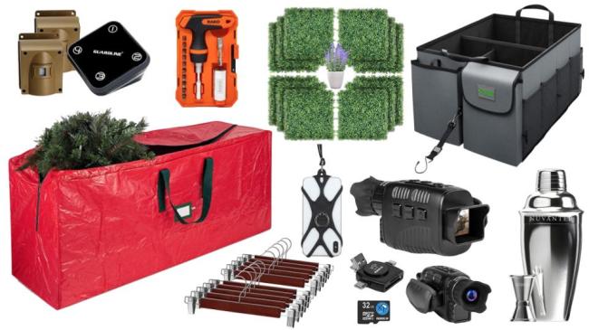Daily Deals: Christmas Tree Storage, Driveway Alarms, Phone Holders And More!