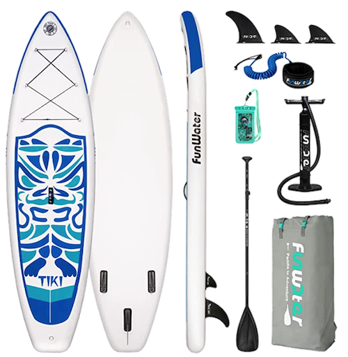 FunWater Inflatable Ultra-Light Stand-Up Paddle Board - daily deals