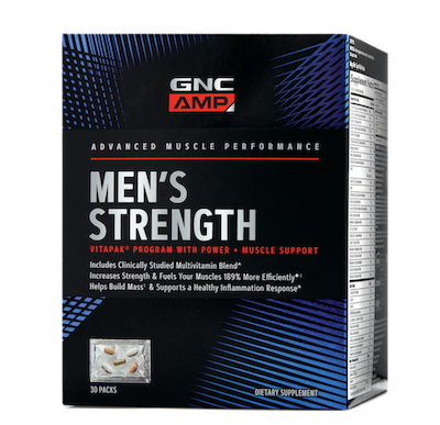 GNC AMP Mens Strength Vitapak Program