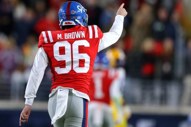 Ole Miss Punter Mac Brown Has Insane Drip, Lays Bodies And Gives Back