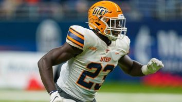 This UTEP Defensive Lineman Dancing With The Marching Band Is What Bowl Season Is All About