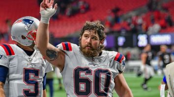Pats Center David Andrews Wears Shorts In Freezing Buffalo Weather Before Monday Night Football Game