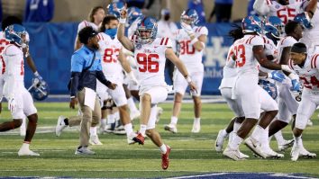 Ole Miss Punter Mac Brown Has An Insane Amount Of Drip, Lays Bodies, And Gives Back With A Smile