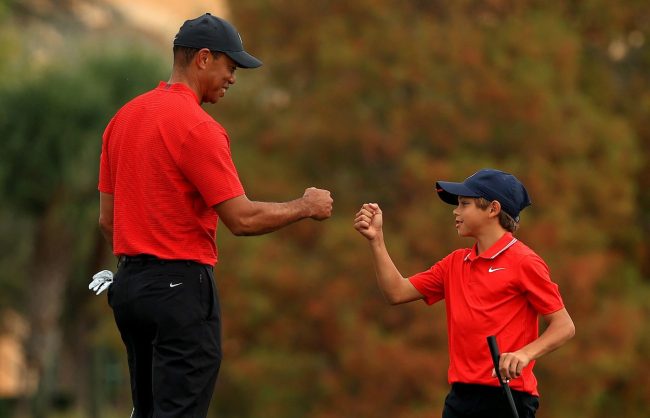 Tiger Woods Reacting To His Son's Similarities While Golfing Is Pure Joy