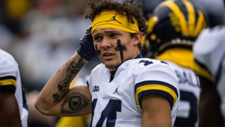 Michigan Wide Receiver Shares The Swag He Got From Nike/Jordan For The College Football Playoff