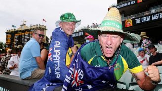 Aussie Cricket Fan Sends Crowd Into A Frenzy By Chugging Four Beers In Electric Fashion (Video)