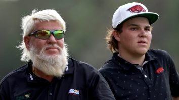 John Daly Casually Ripping A Cigarette While He And His Son Win The PNC Championship Is Legendary