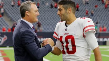 Niners GM John Lynch Claims He Accidentally Liked A Tweet Saying The Team Should Leave Jimmy Garoppolo In Nashville After Loss To Titans