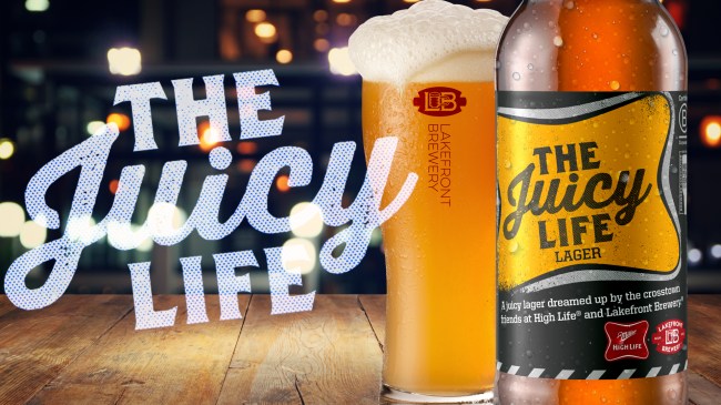Juicy Life High Life Lakefront Beer