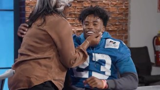 Kenny Moore Got An Amazing Surprise From His Mom After Earning A Walter Payton Man Of The Year Award Nomination