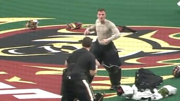 Lacrosse Goalkeepers Drop Gloves, Strip Off Their Gear And Throw Hands In Mid-Game Brawl
