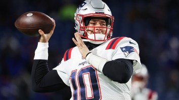 Mac Jones Explains Why He Wasn’t Allowed To Talk To Peyton Manning Before ‘Monday Night Football’