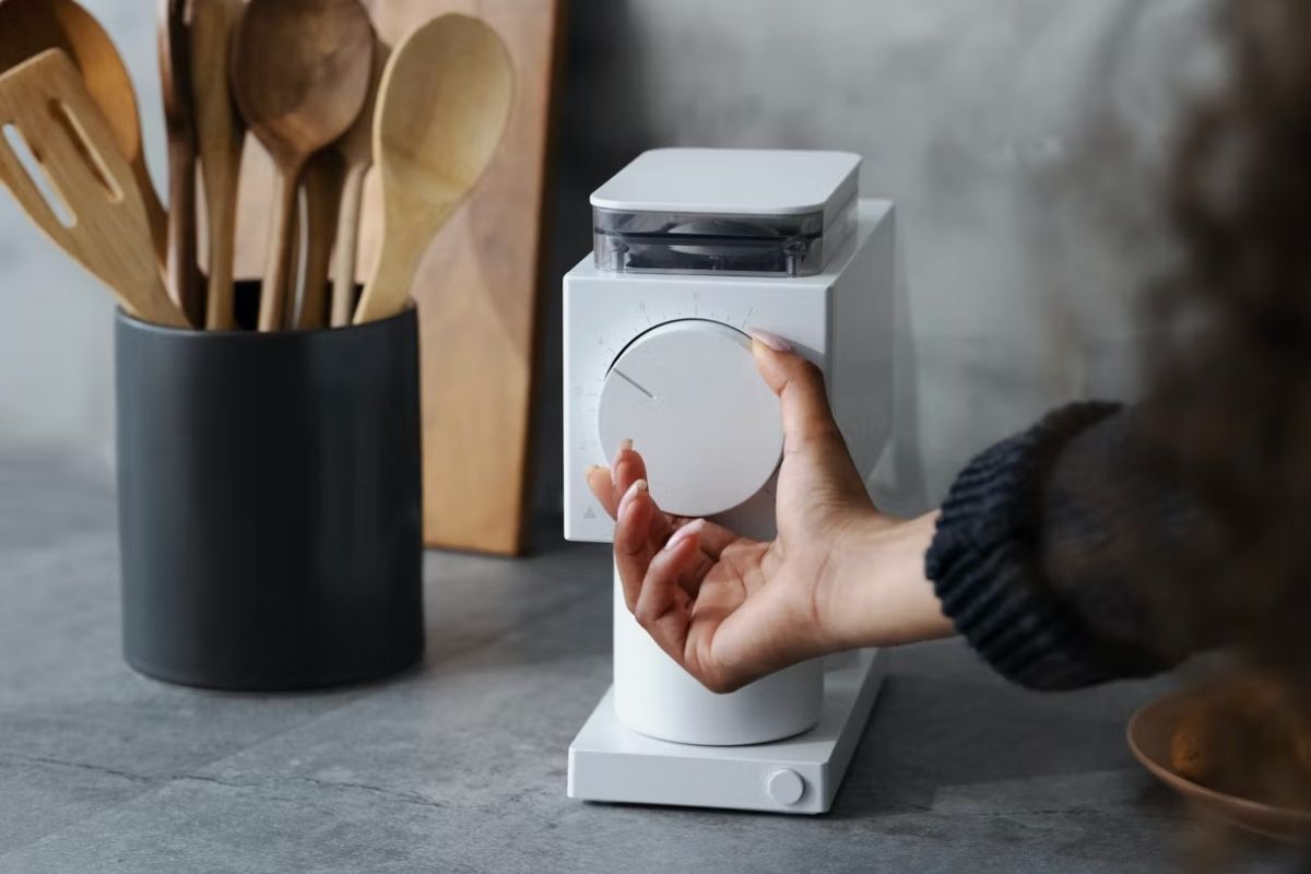 You Can Now Get The Ode Brew Coffee Grinder In A Matte White Color