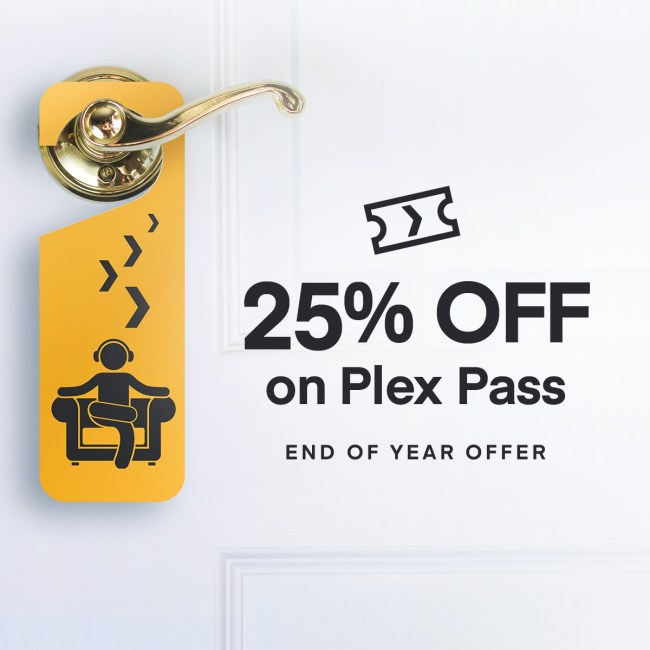 Plex Pass 25% off