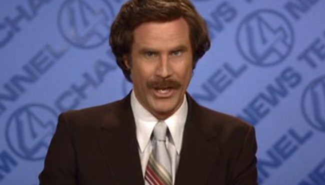 Anchorman Ends His Final BBC Broadcast With Ron Burgundy Quote